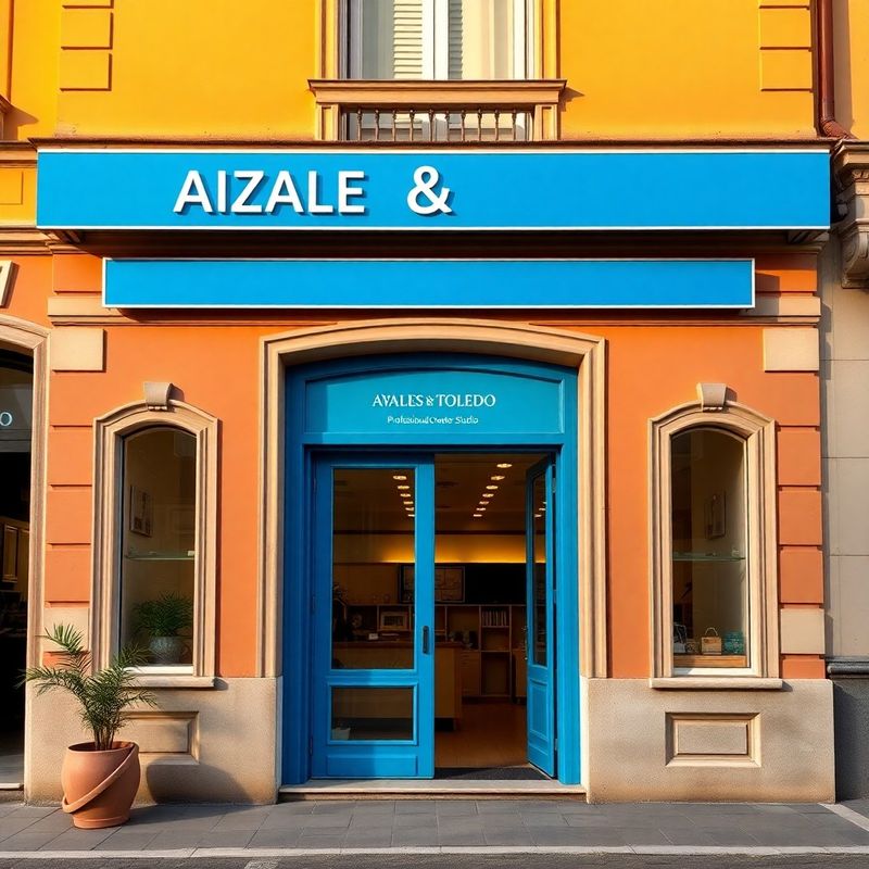 Ingresso dello studio di Bottega di Milano in Via Toledo, Napoli